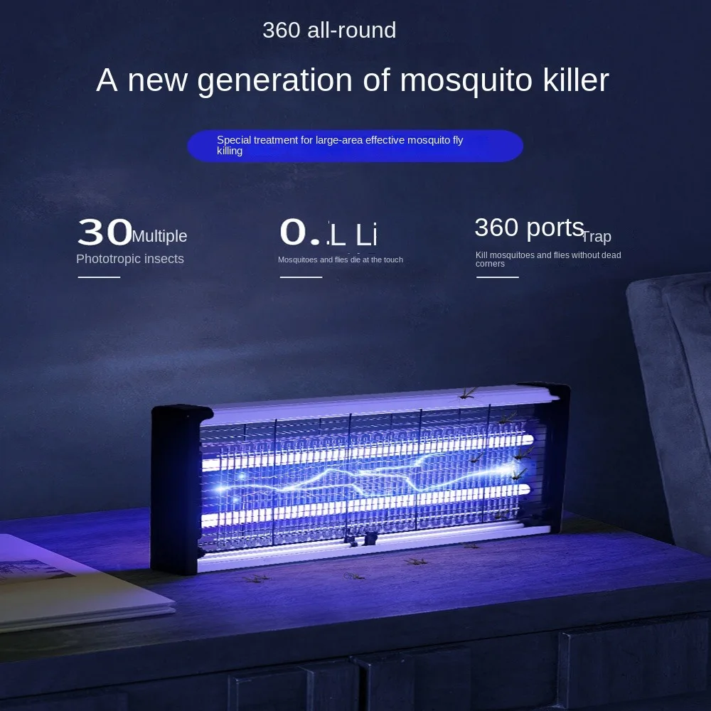 LED Mosquito Killer Lamp 220V Electric Insect Killer Electric Pest Repellent UV & LED Lamp Powerful Bug Electric Mosquito Kill