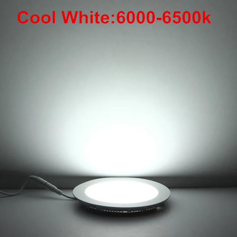 3W-25W Round LED Ceiling Light Recessed Kitchen Bathroom Lamp AC85-265V LED Down Light Warm White/Cool White Free Shipping