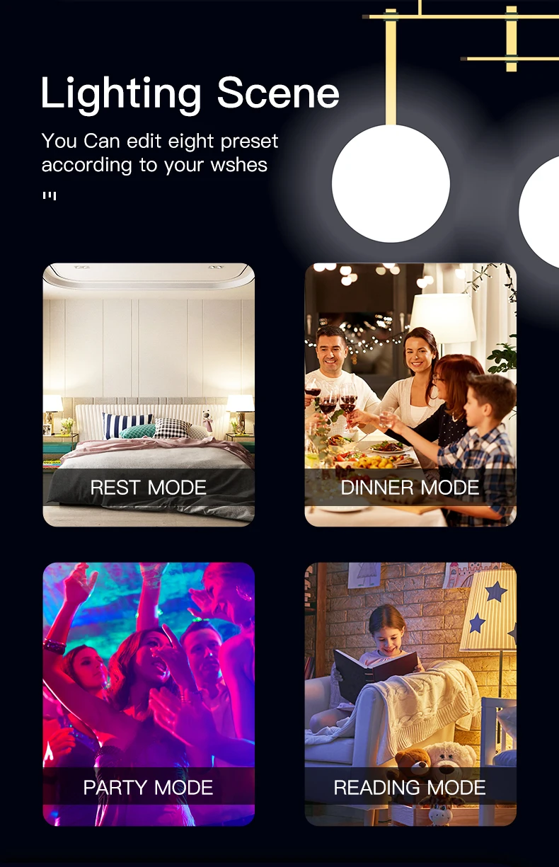 MOES Tuya ZigBee GU10 WIFI Smart LED Bulbs RGB C+W White Dimmable Lamps Smart Life APP Control Light Bulbs Voice Alexa/Google