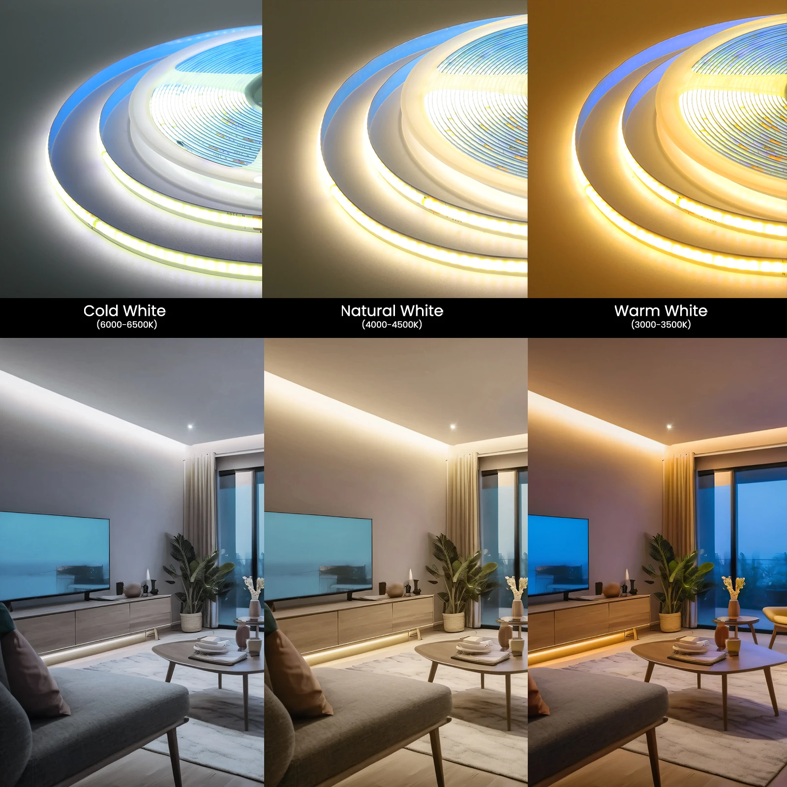 AC 220V COB LED Strip Light 5M 10M 20M 50M Flexible COB LED Tape with Adhesive Tape 240LEDs High Density Linear Lighting Ribbon