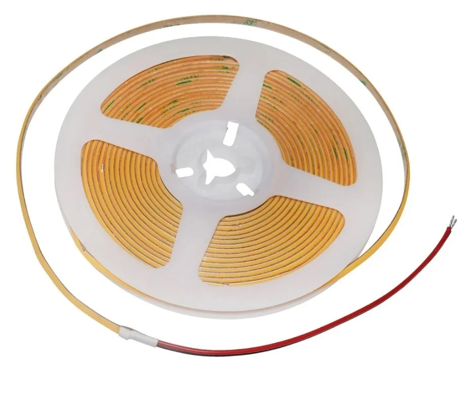 4mm COB LED Strip Light Flexible 12V 24V 480LED/m 3000K 4000K 6500K Orange Purple Pink Led Tape for Home Kitchen Car Decoration