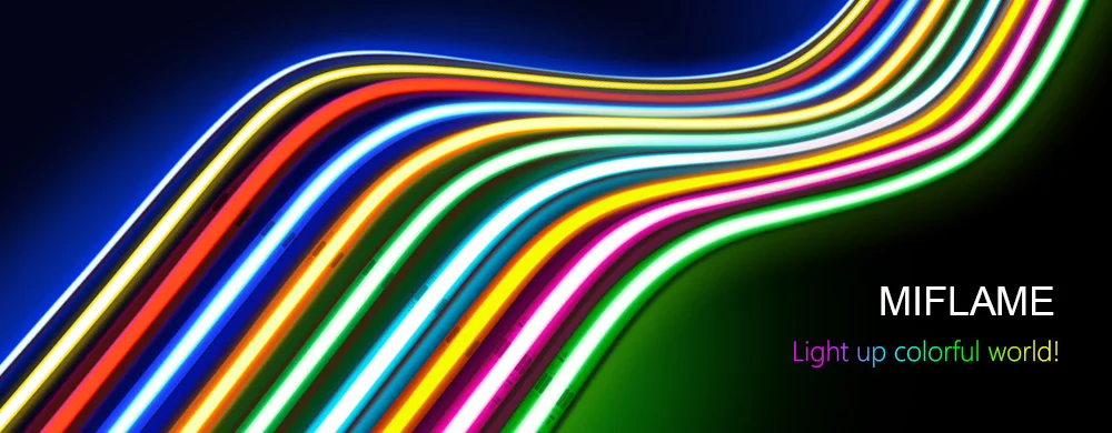 4mm COB LED Strip Light Flexible 12V 24V 480LED/m 3000K 4000K 6500K Orange Purple Pink Led Tape for Home Kitchen Car Decoration
