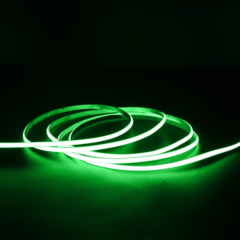 4mm COB LED Strip Light Flexible 12V 24V 480LED/m 3000K 4000K 6500K Orange Purple Pink Led Tape for Home Kitchen Car Decoration