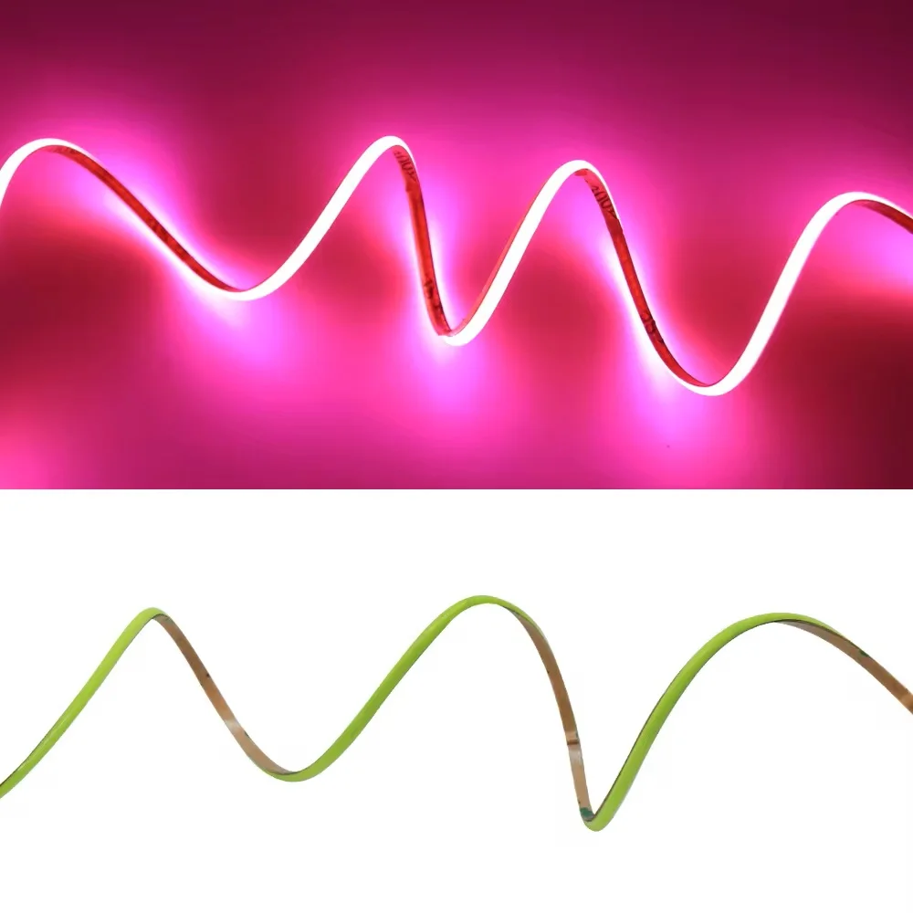4mm COB LED Strip Light Flexible 12V 24V 480LED/m 3000K 4000K 6500K Orange Purple Pink Led Tape for Home Kitchen Car Decoration