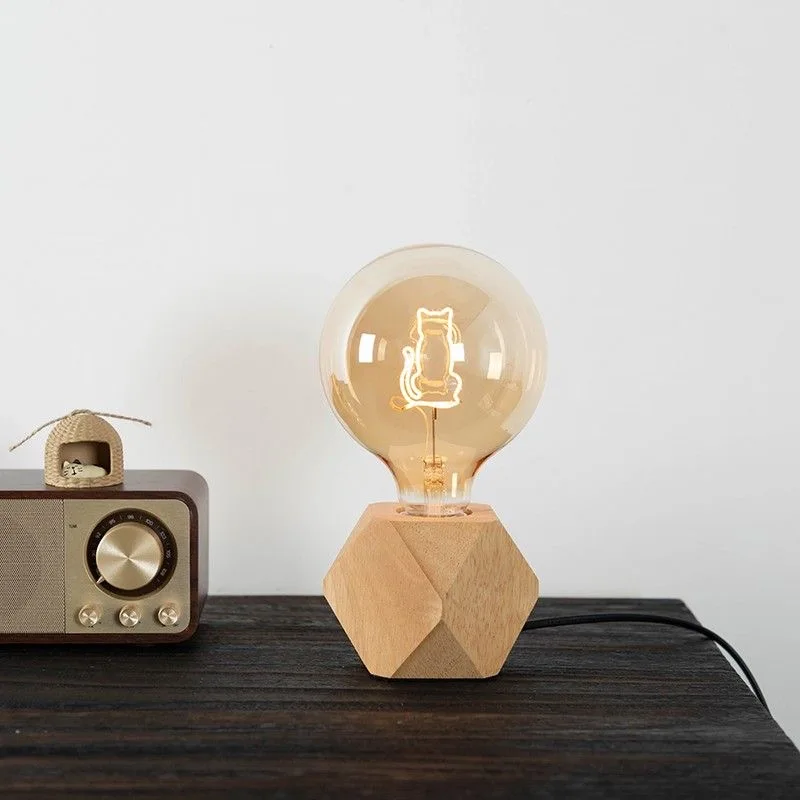 Edison Light Bulb Soft Filament Light G125 LOVE HOME Cat 220V Personalized Creative Letter Light Warm Yellow Decorative Lamps