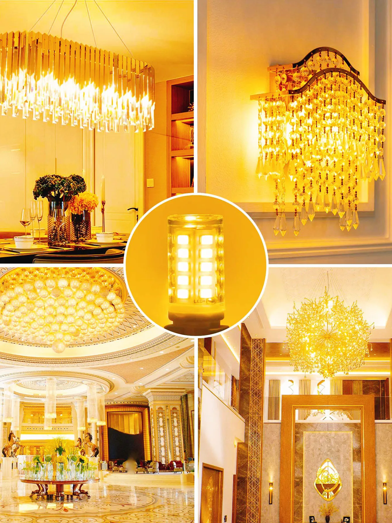 10 Pcs Brightest G9 LED Lamp AC220V Ceramic SMD2835 LED Bulb Warm/Cool White Spotlight replace Halogen light wholesale
