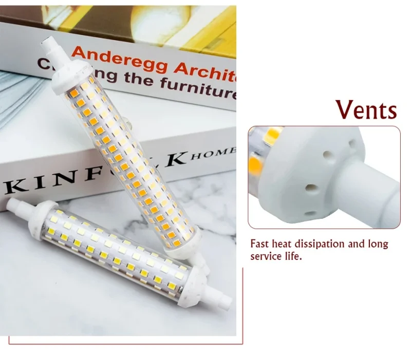 R7s LED Lamp 220V 78mm 118mm 135mm Dimmable LED Bulb 2835 SMD Lamp Replace Halogen Light Spotlight R7S Bulb No Flicker
