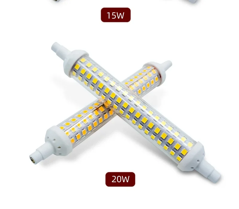 R7s LED Lamp 220V 78mm 118mm 135mm Dimmable LED Bulb 2835 SMD Lamp Replace Halogen Light Spotlight R7S Bulb No Flicker