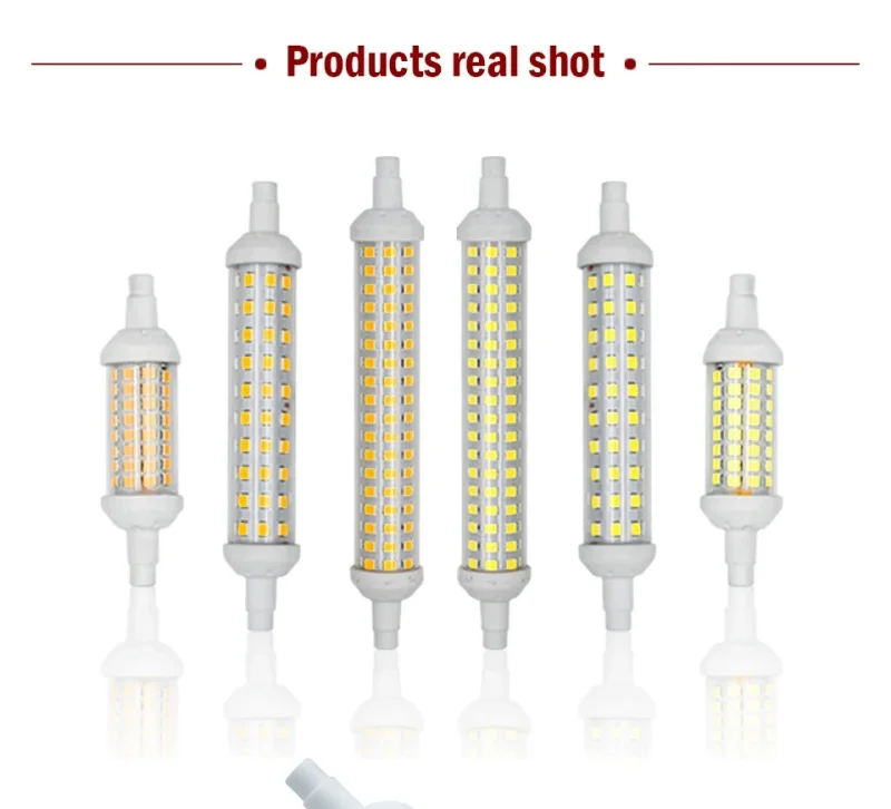R7s LED Lamp 220V 78mm 118mm 135mm Dimmable LED Bulb 2835 SMD Lamp Replace Halogen Light Spotlight R7S Bulb No Flicker