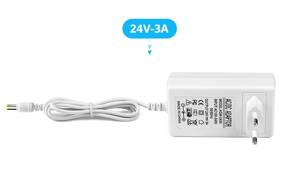 LED Driver AC 100V-240V to DC 12V 24V 2A 3A Lighting Transformers Switching Power Supply Adapter Converter Charger For LED Strip