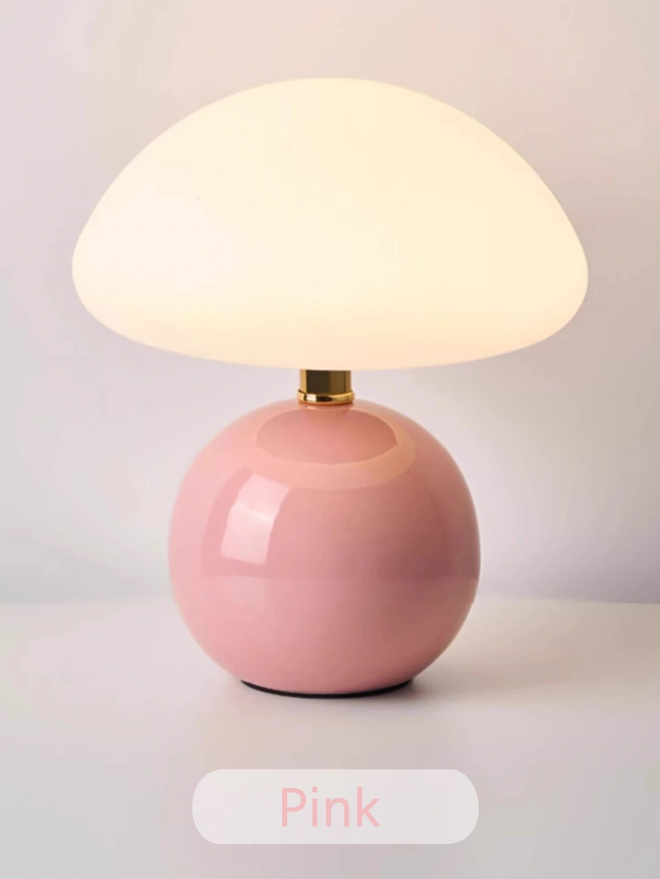 A Pink/Orange/Red/White/Beige USB Socket Decorative Table Lamp for Room Light, Decorative Lamp, Night Light, Desk Light