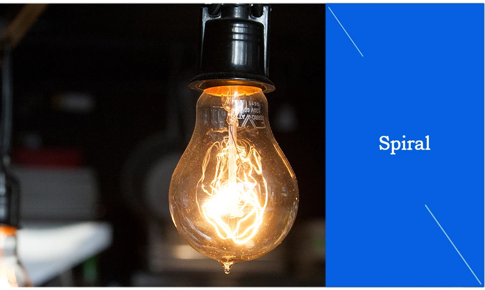 Edison Bulb E27 220V 40W Retro Vintage Edison Lamp ST64 G80 G95 G125 Incandescent Light Bulb Home Decor Filament Light Bulb