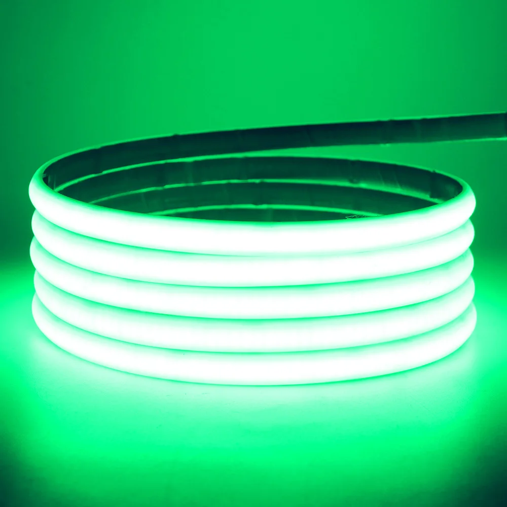IP68 Waterproof COB LED Neon Strip Light 5m 10m 15m 20m 0.5m 12V 24V 320LED Flexible Tape Silicone Tube Lamp Liner Lighting RA90