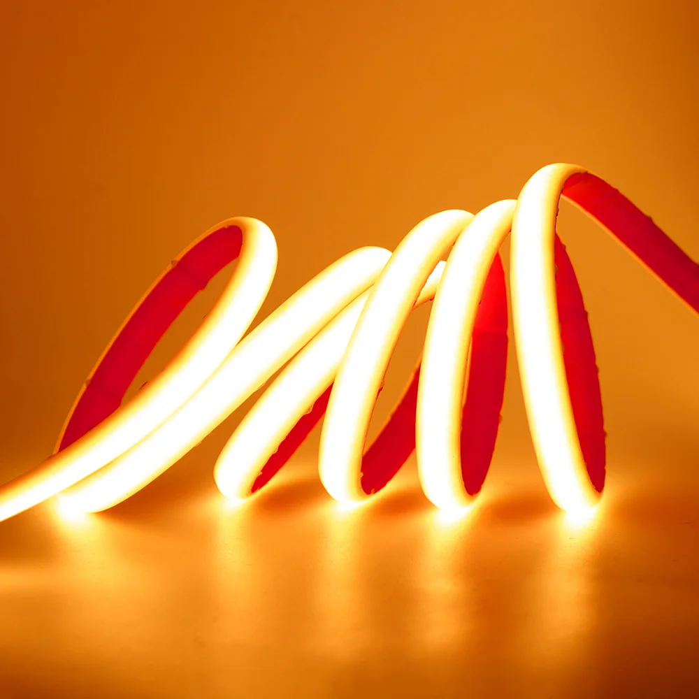 IP68 Waterproof COB LED Neon Strip Light 5m 10m 15m 20m 0.5m 12V 24V 320LED Flexible Tape Silicone Tube Lamp Liner Lighting RA90