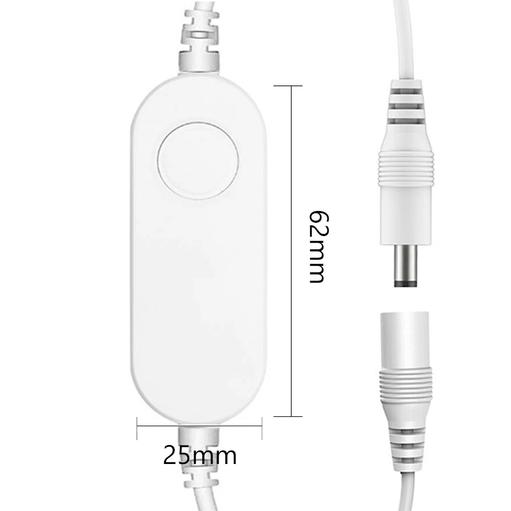 Mini Tuya SmartLife Wifi LED Controller DC12V-24V COB 5050 Single Color LED Strip Dimmer Switch Work with Alexa Google Assistant