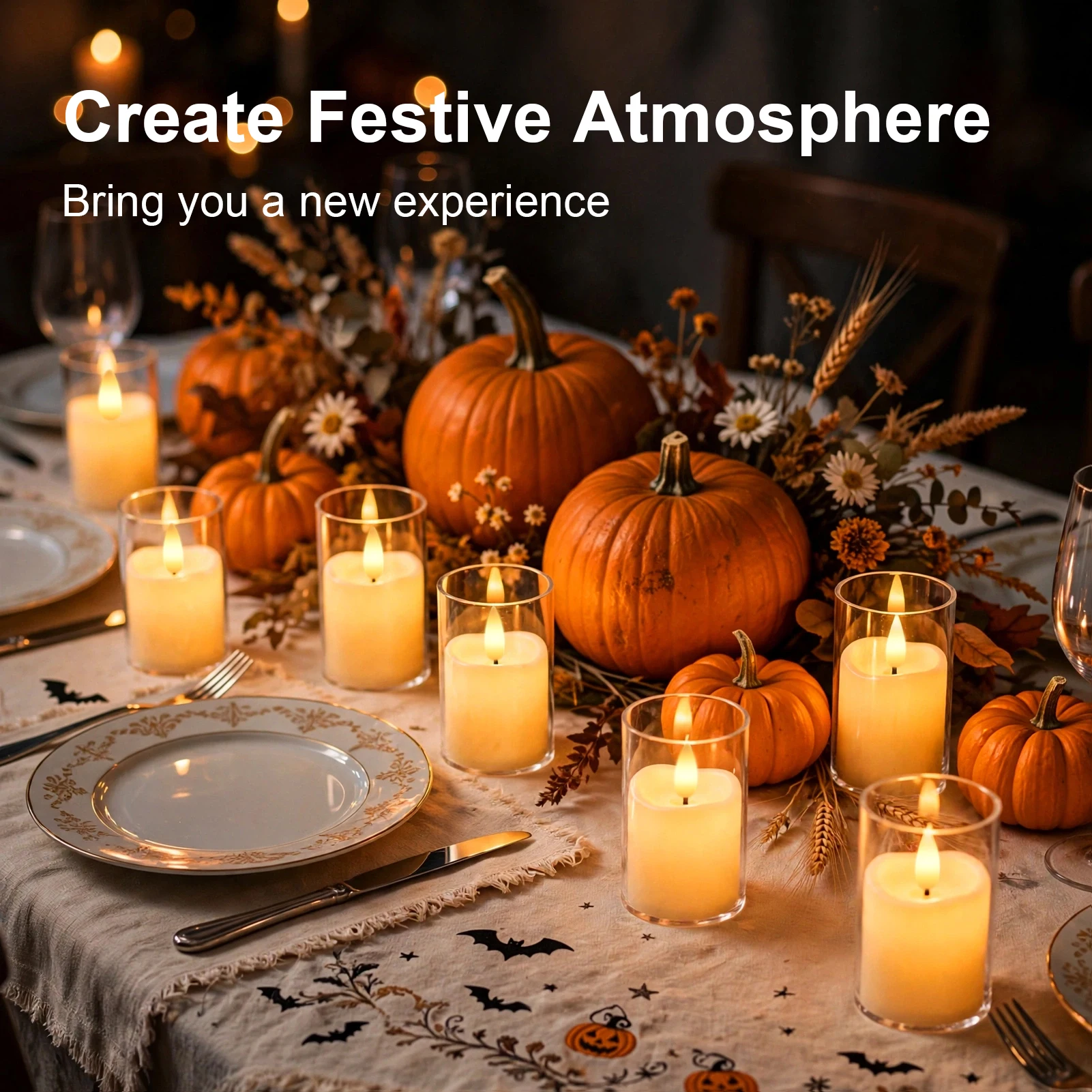 Flickering Flameless LED Pillar Candle Lights with Remote & Embedded Star String for Wishing Wedding Christmas Party Home Decor