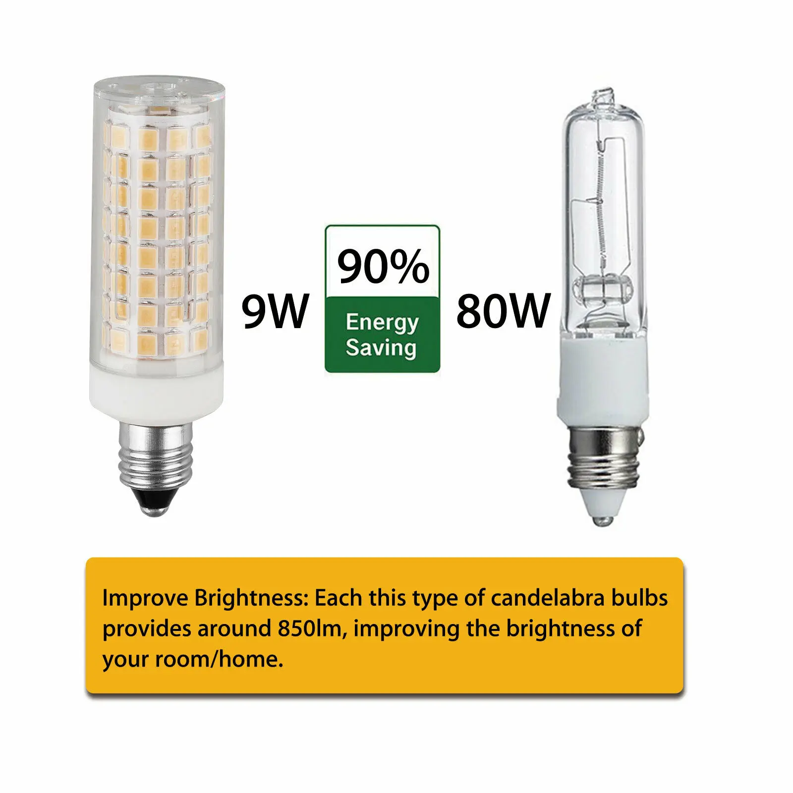 BA15D/E17 Dimmable LED Lights 102 LEDs Corn Bulbs 9W Replace 80W Halogen Lamps Candelabra Base 220V 110V for Home Living Room