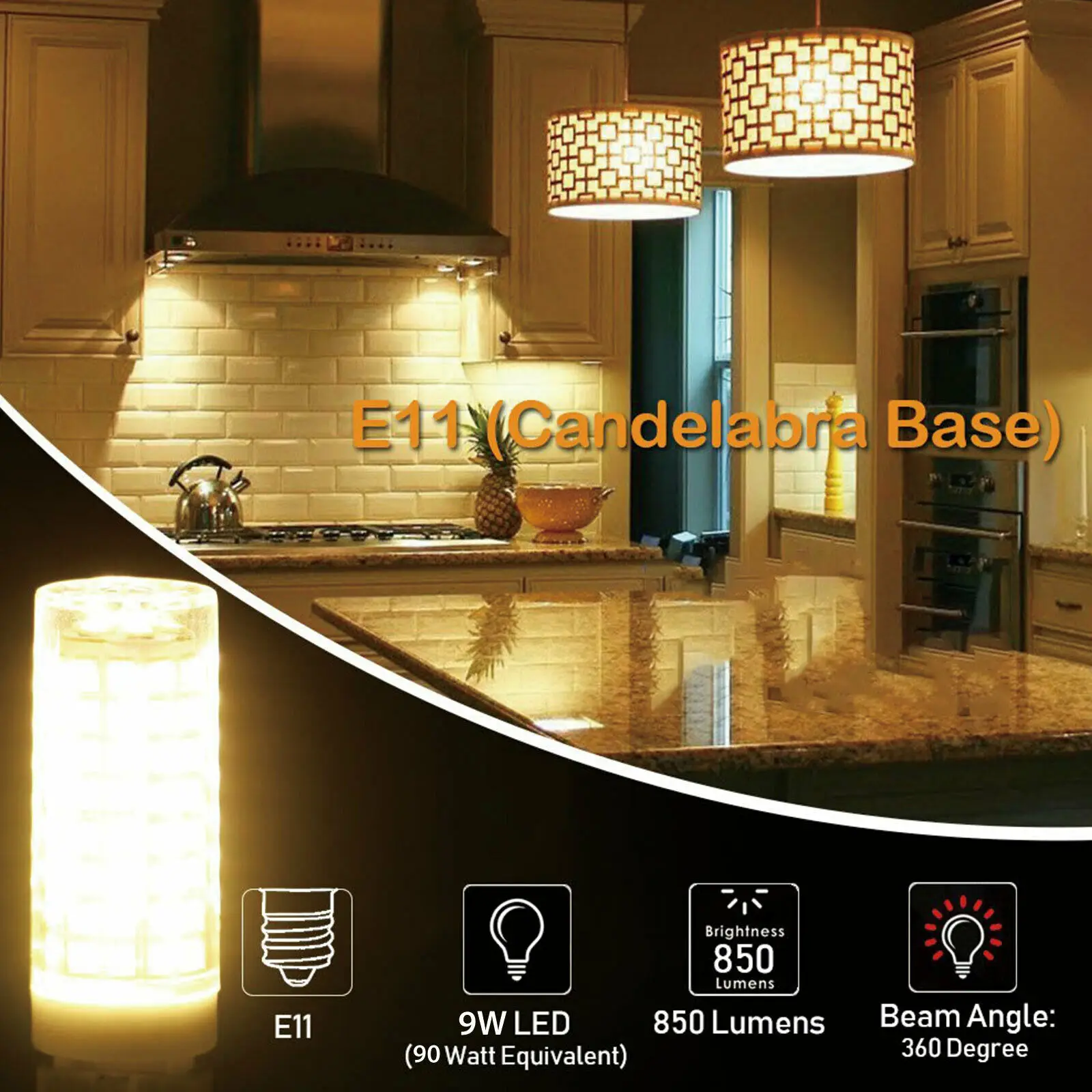 BA15D/E17 Dimmable LED Lights 102 LEDs Corn Bulbs 9W Replace 80W Halogen Lamps Candelabra Base 220V 110V for Home Living Room