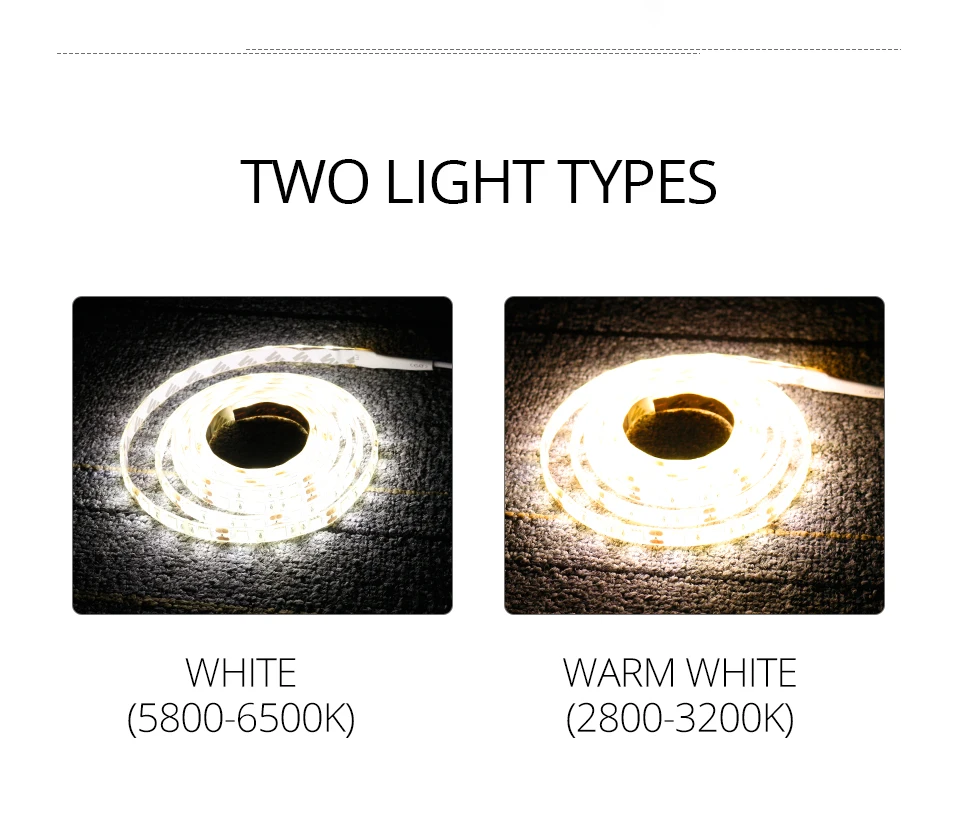 1M-5M PIR Motion Sensor LED Strip Lights IP65 Waterproof DC 12V Light Strip For Stairs Wardrobe Closet Kitchen Smart On/Off Lamp