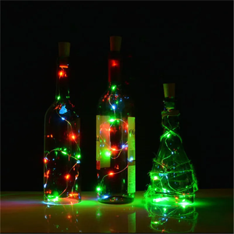 3/5/10/20pcs Battery Powered Cork Bottle Light 2m 20LED Light Bar Light Birthday Party Wine Bottle Stopper Light With Battery