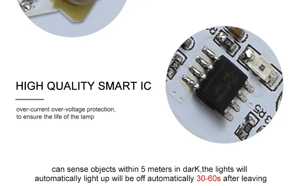 PIR Motion Sensor Light Bulbs E27 12W 15W 18W 20W LED Lamp Auto Smart Infrared B22 LED Bulb Energy Saving Lamp Porch Light