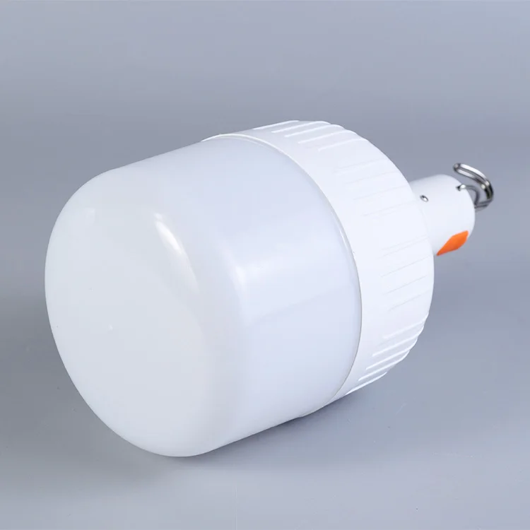 Outdoor LED Bulb USB Rechargeable Mobile Lamp Super Bright Portable Tent Market Hook Up Night Lights Camping Emergency Lights