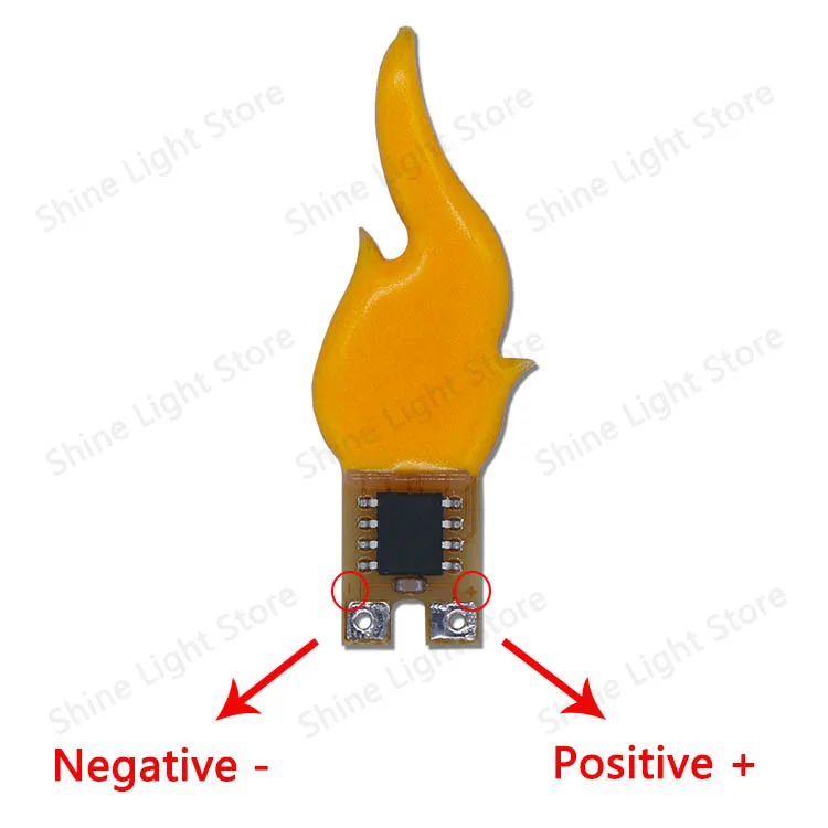 DC3-5V Led Cob Flash Candles Edison Flame LED Filament Diode Birthday Party Decoration Light Bulb Accessories Candle Light DIY