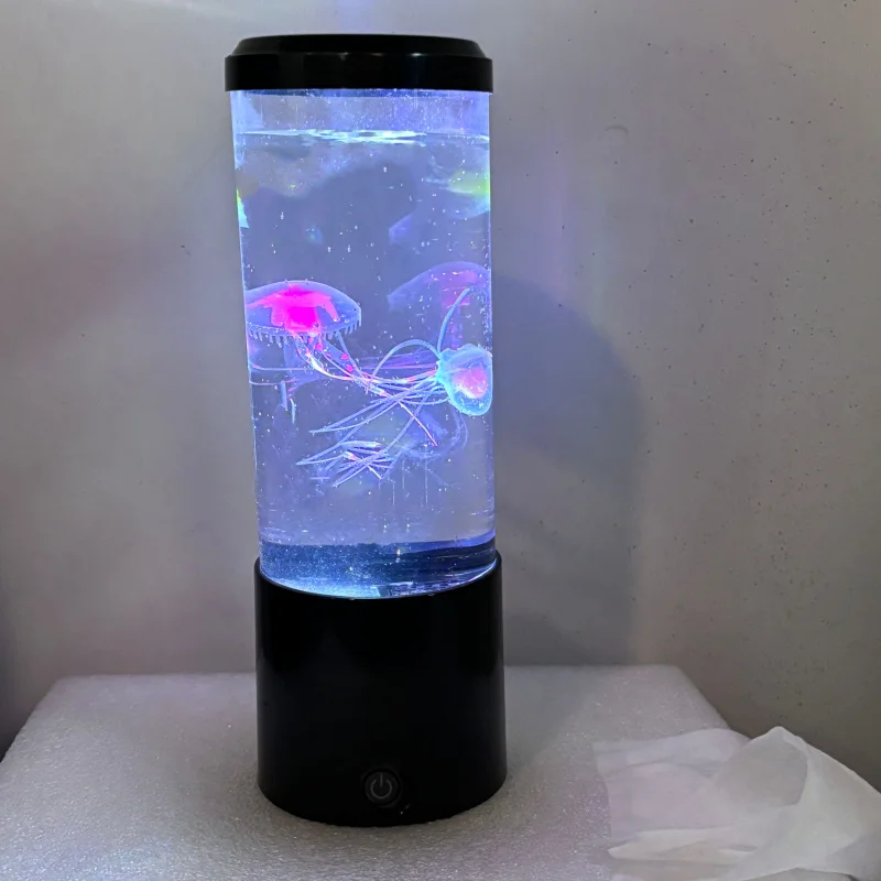 Jellyfish Lava Lamp, Aquarium Ocean Night Lights，7Colors LED Jellyfish Mood Lights With For Home Bedroom Desktop Decoration Gift