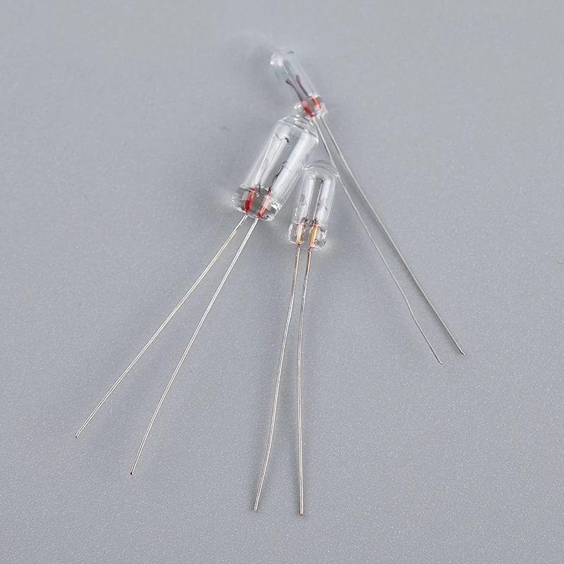 10pcs Mini Bulb Tungsten Bulb 3MM~5MM1.5V 2V 3V 6V 9V 12V 24V Bubbles Incandescent Filament Rice