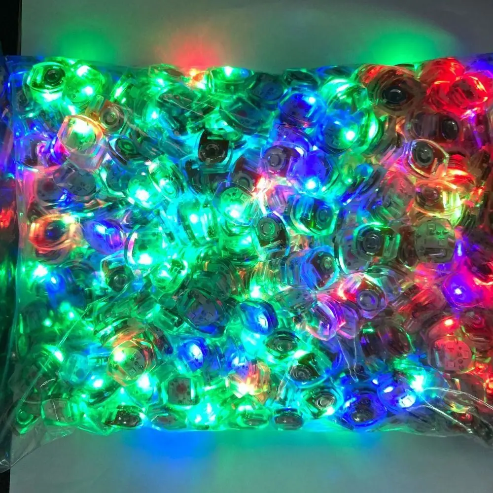 10Pcs Luminous LED Shoe Light Shoe Decoration Glowing Miniature Vibrating Light Plastic Movement Electronics Lamp Kids Gift