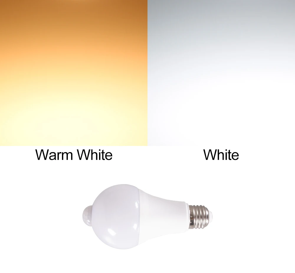 85-265V E27 PIR Motion Sensor Lamp 9W 12W 15W 18W LED Bulb with Motion Sensor Infrared Radiation Motion Detector Security Light