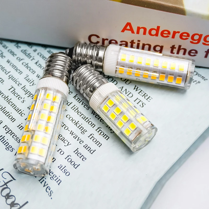 10pcs LED Lamp E14 Crystal Candle Bulb SMD2835 3W 5W 7W 9W for Chandeliers Lighting AC 220V 240V