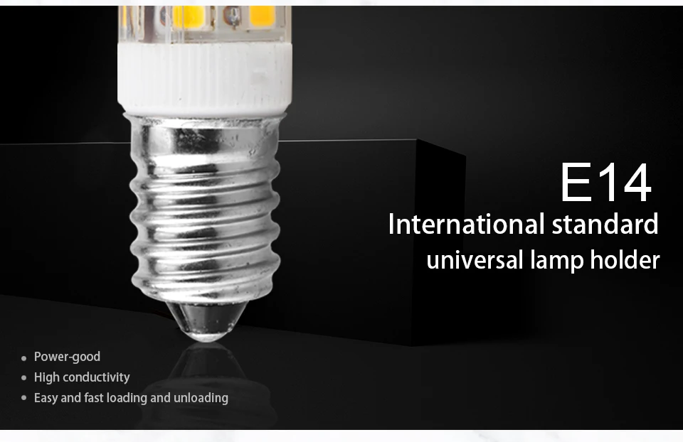 10pcs LED Lamp E14 Crystal Candle Bulb SMD2835 3W 5W 7W 9W for Chandeliers Lighting AC 220V 240V