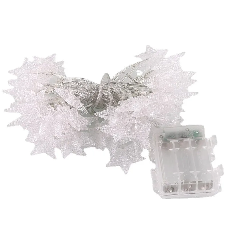 Battery Operated Star String Lights LED Fairy Light Christmas Party Wedding Home Outdoor Patio Decoration Twinkle Lamps