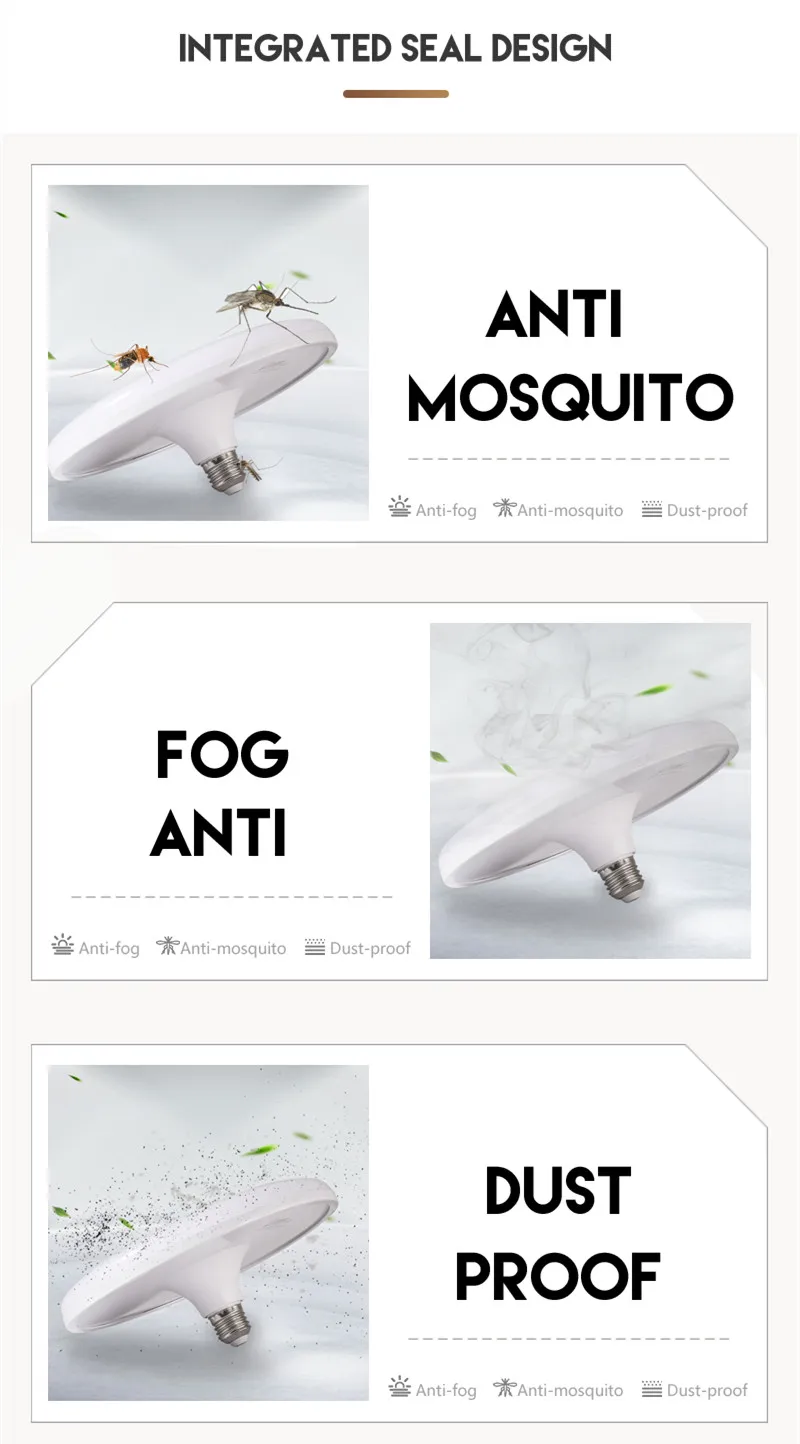 Fluorescent Bulb E27 Home Leds 220v Lamp Indoor Lighting Bulbs Round Super Bright Living Room UFO Shape Lights Ceiling Lamps Led