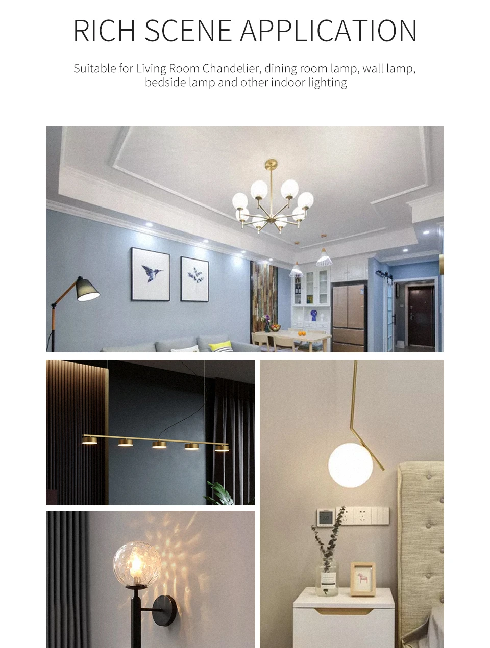 10pcs 110V LED Bulb Lamps E26 E27 E14 120V 3W 6W 9W 12W 15W 18W 20W Lampada Bombilla Table Light Lighting Living Room