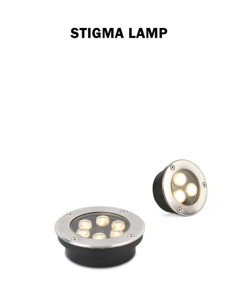 Thin IP67 Waterproof LED Light Garden Underground 3W 5W 9W Outdoor Buried Garden Path Spot Recessed Lighting 220V DC12V24V