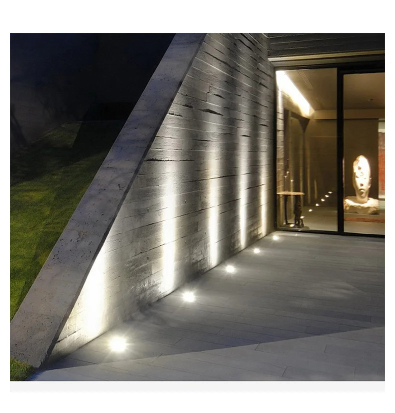 Thin IP67 Waterproof LED Light Garden Underground 3W 5W 9W Outdoor Buried Garden Path Spot Recessed Lighting 220V DC12V24V