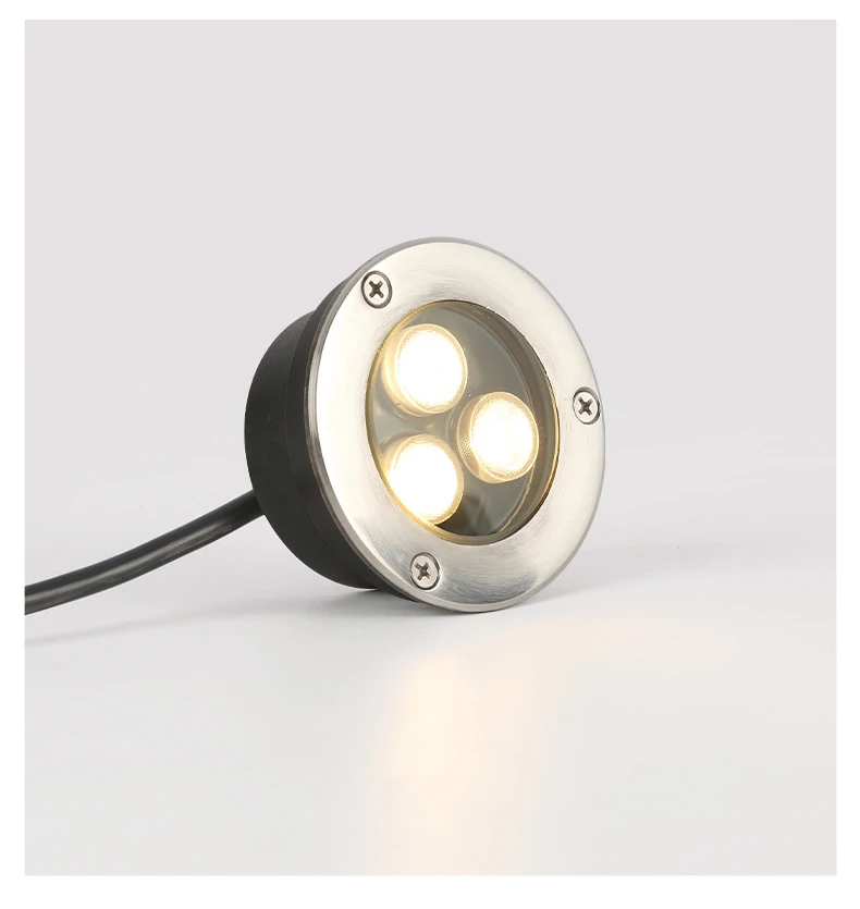 Thin IP67 Waterproof LED Light Garden Underground 3W 5W 9W Outdoor Buried Garden Path Spot Recessed Lighting 220V DC12V24V