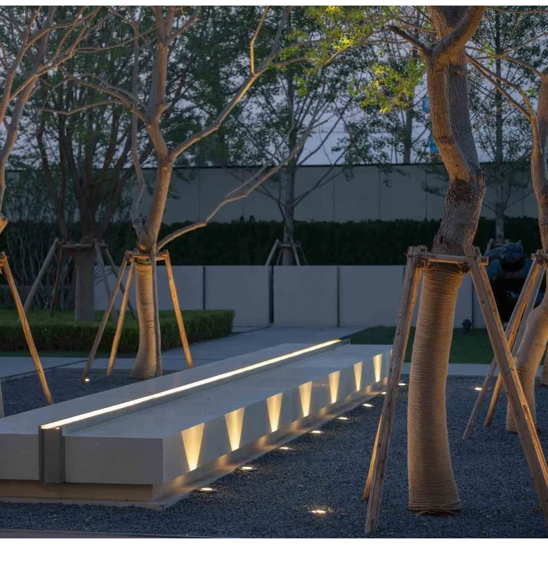 Thin IP67 Waterproof LED Light Garden Underground 3W 5W 9W Outdoor Buried Garden Path Spot Recessed Lighting 220V DC12V24V
