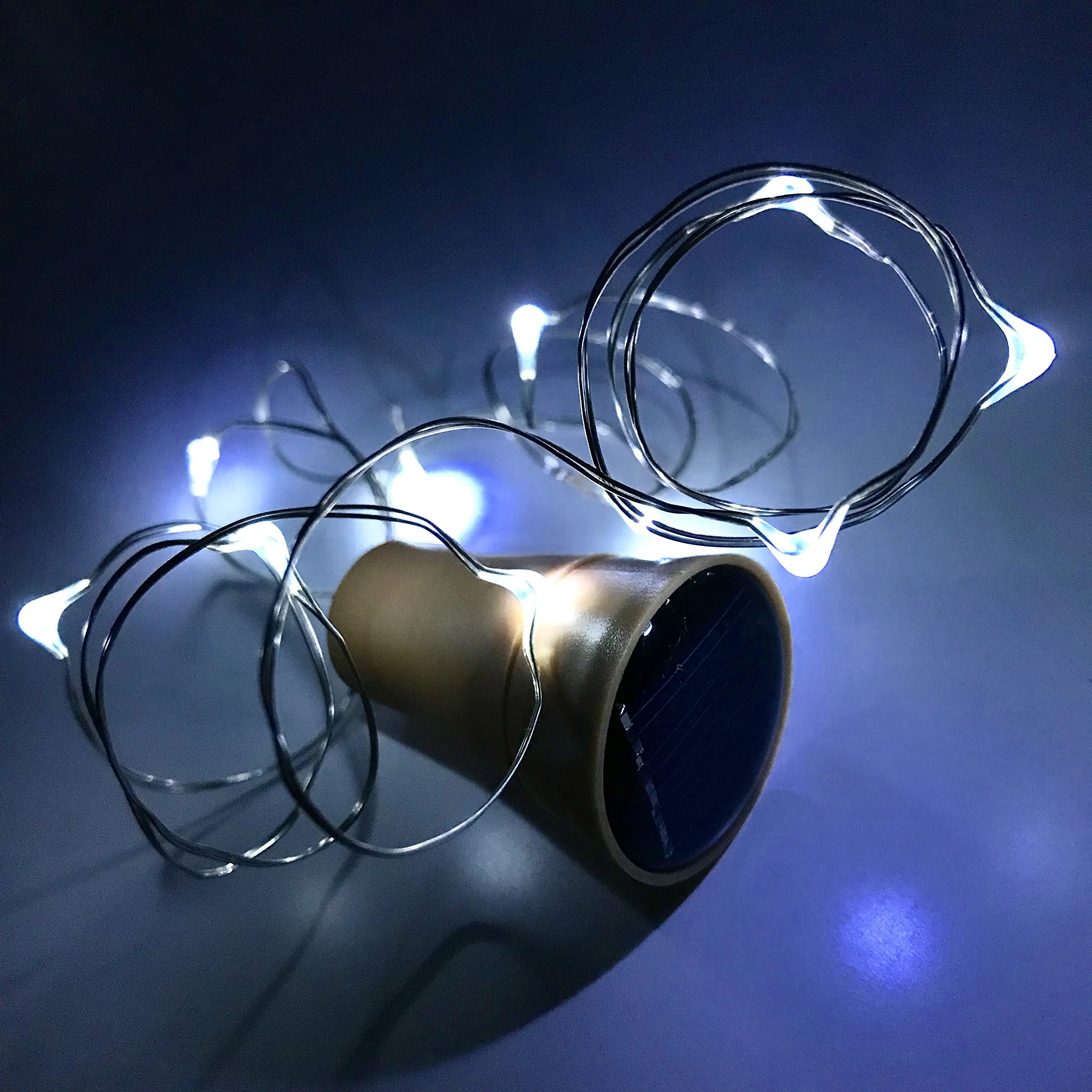 LED Solar Powered Bottle Stopper Light String Outdoor Waterproof Solar Garland Lights For Home Room Garden Wedding Party Decora