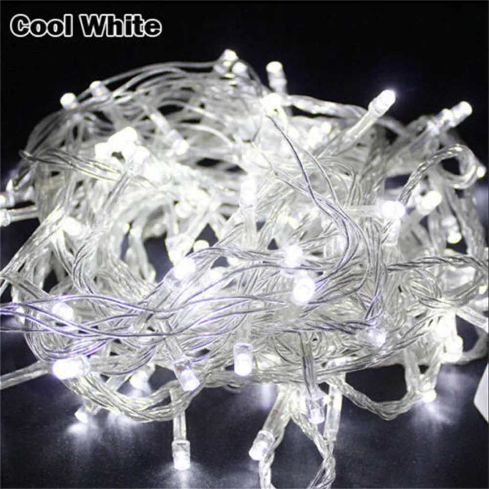 Christmas Lights 5M 10M 20M 30M 50M 100M Led String Fairy Light 8 Modes Christmas Lights For Wedding Party Holiday Lights