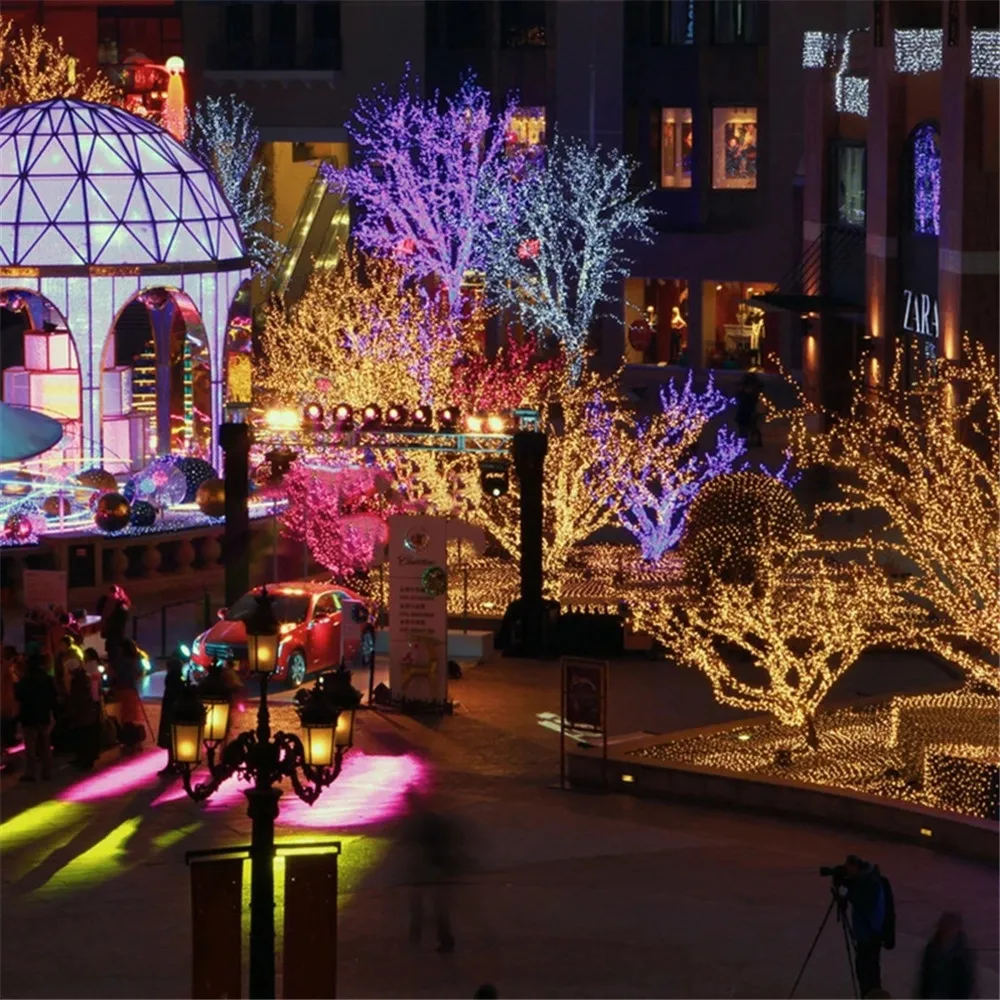 Christmas Lights 5M 10M 20M 30M 50M 100M Led String Fairy Light 8 Modes Christmas Lights For Wedding Party Holiday Lights