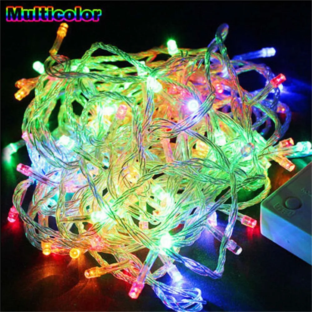 Christmas Lights 5M 10M 20M 30M 50M 100M Led String Fairy Light 8 Modes Christmas Lights For Wedding Party Holiday Lights
