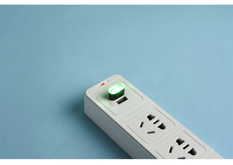 Mini USB Light LED USB Night Light Modeling Car Ambient Light Neon Interior Light Car Jewelry (5 Kinds of Light Colors)