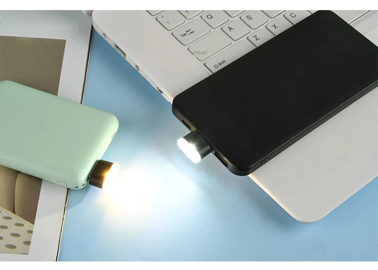 Mini USB Light LED USB Night Light Modeling Car Ambient Light Neon Interior Light Car Jewelry (5 Kinds of Light Colors)