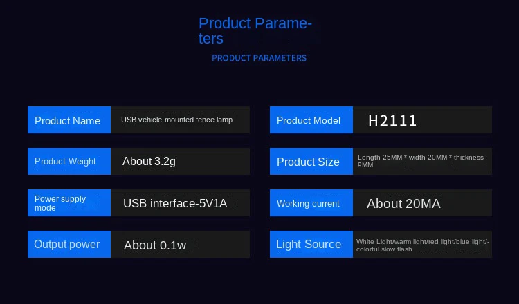 Mini USB Light LED USB Night Light Modeling Car Ambient Light Neon Interior Light Car Jewelry (5 Kinds of Light Colors)