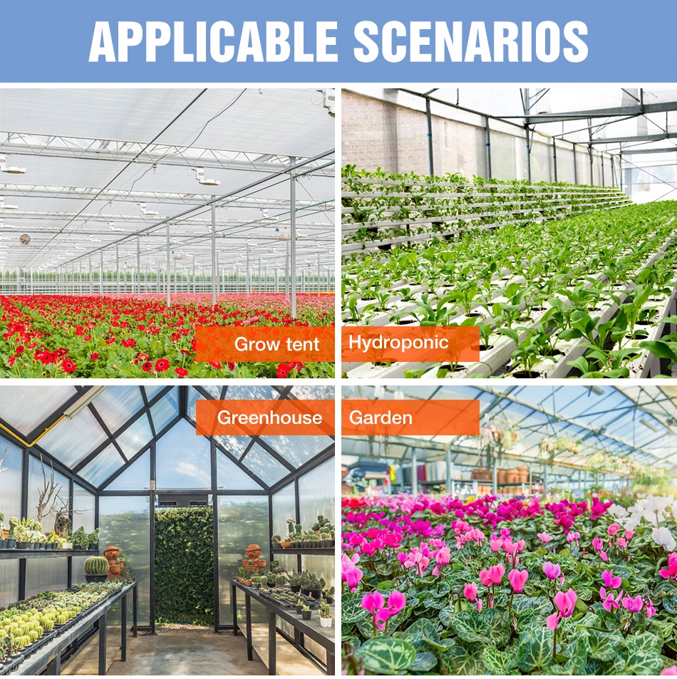 LED Plant Grow Light Full Spectrum Quantum Board Phytolamp Indoor Hydroponics Greenhouse Tent Grow Box Flower Cultivation Lamp