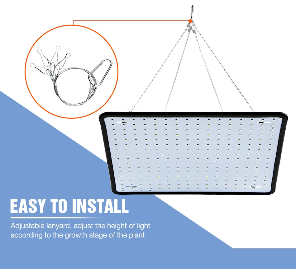 LED Plant Grow Light Full Spectrum Quantum Board Phytolamp Indoor Hydroponics Greenhouse Tent Grow Box Flower Cultivation Lamp