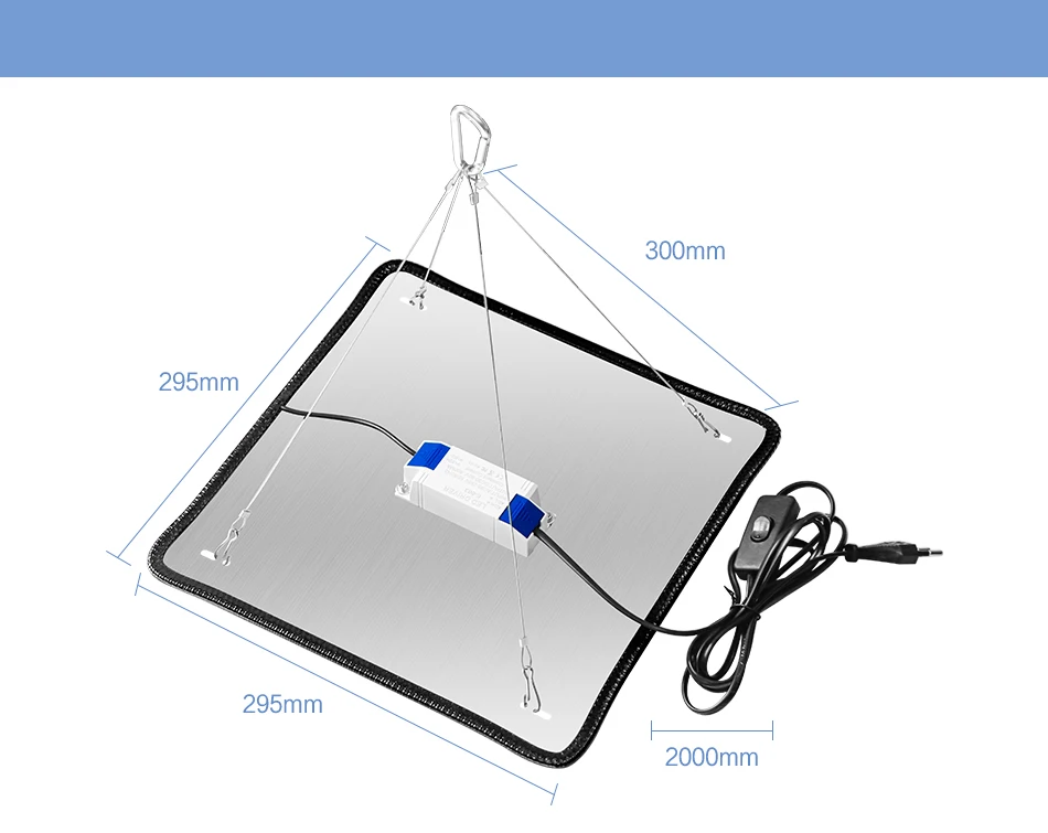 LED Plant Grow Light Full Spectrum Quantum Board Phytolamp Indoor Hydroponics Greenhouse Tent Grow Box Flower Cultivation Lamp